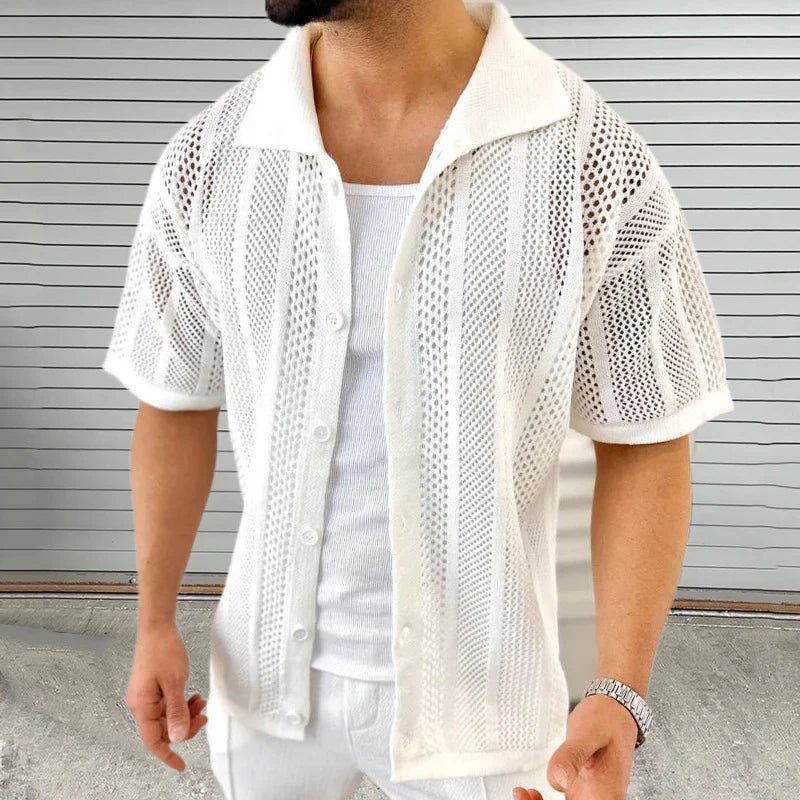 Men's "Bachman" Coastal Knit Shirt